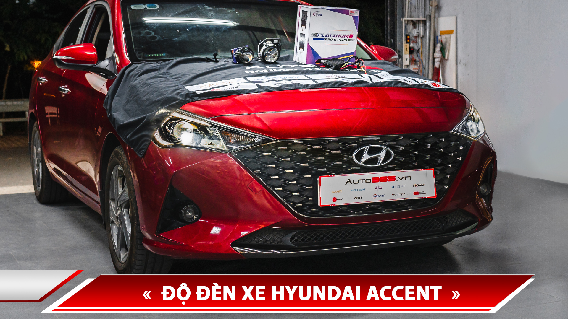 ĐỘ ĐÈN XE HYUNDAI ACCENT